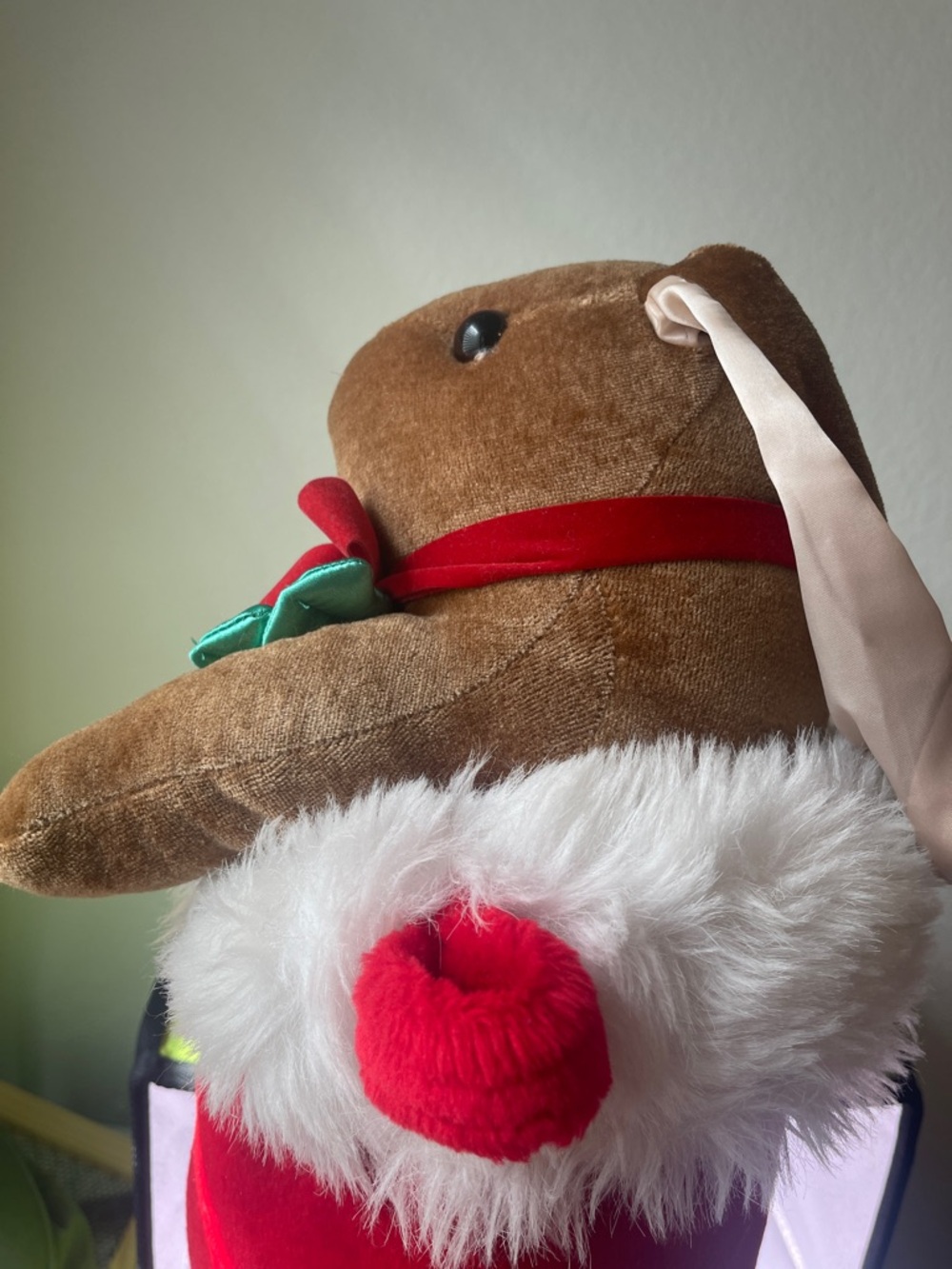 Vintage Christmas Velveteen Rabbit - Picture 16 of 17